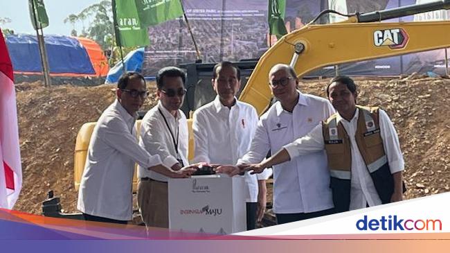Jokowi Groundbreaking Hutan Kota Plataran di IKN, Target Pembangunan Setahun