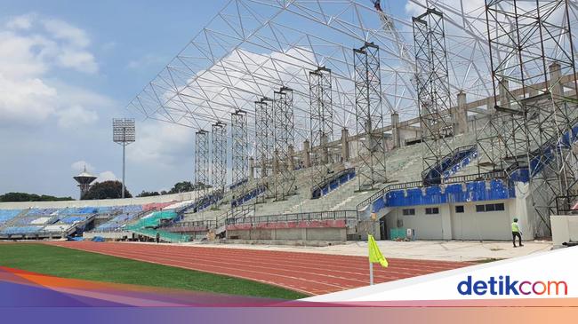 Penampakan Progres Terbaru Renovasi Stadion Kanjuruhan Malang