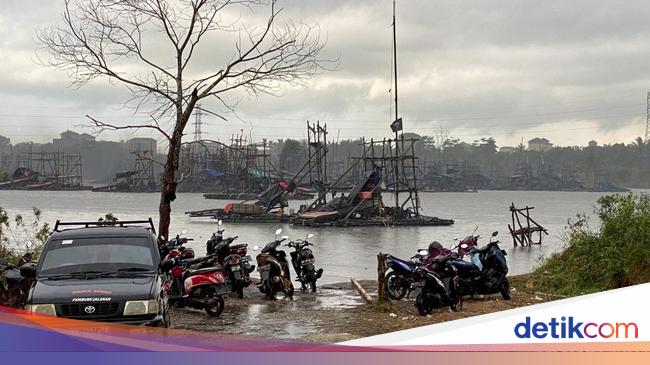Tambang Timah Ilegal di Bangka Tengah Disegel