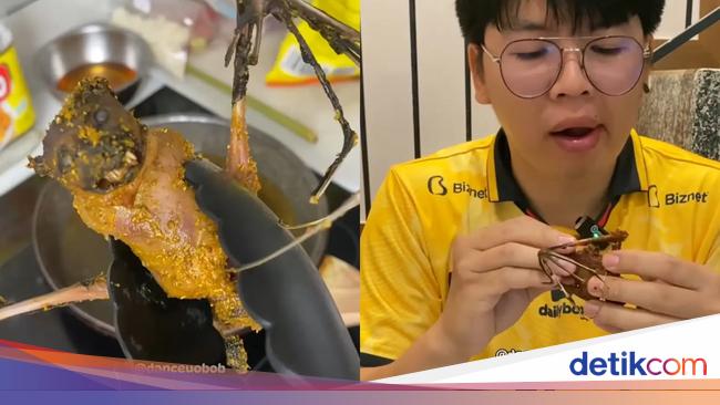 インドネシア人男性が揚げコウモリを使ったインドミーを食べて批判される