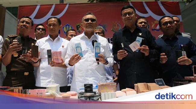 Kosmetik Ilegal Senilai Rp 11,4 M dari China-Thailand Diamankan, Ini Bahayanya