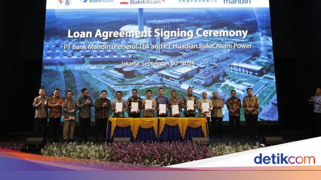 Bukit Asam Dapat Fasilitas Kredit Rp 19,2 Triliun dari Bank Mandiri