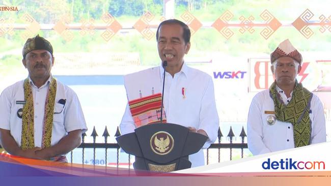 Jokowi Resmikan Bendungan Rp 2,7 T di NTT