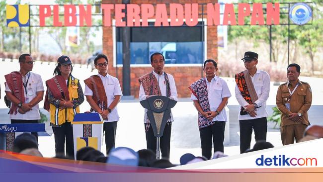 Jokowi Resmikan 7 Pos Lintas Batas Negara Senilai Rp 1,3 T