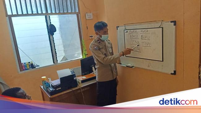 Berkat Program Gabus Aiptu Abang, 70 Lebih Anak di Sentani Papua Bisa Calistung