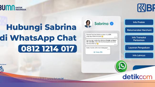 Tak Perlu Maps, Cari ATM BRI Terdekat Bisa Lewat Sabrina