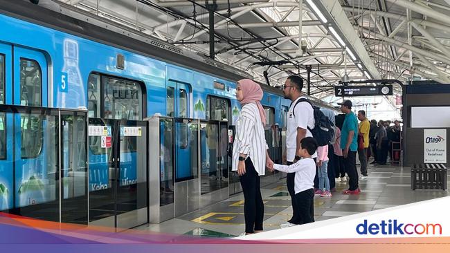 Jam Operasional MRT Jakarta 27-29 Januari saat Libur Isra Miraj-Imlek 2025