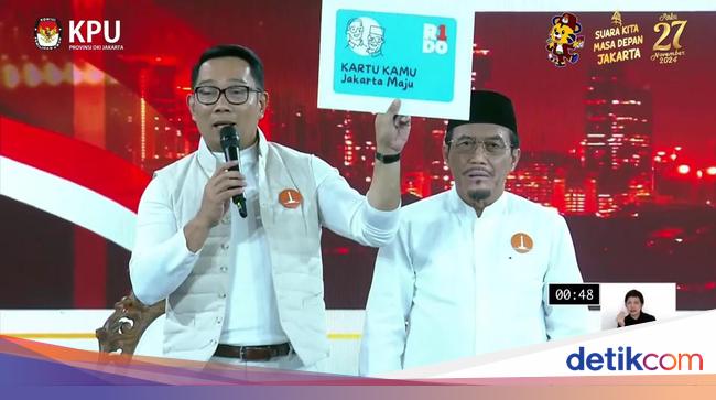 RK shows your cards at the end of the first Jakarta debate, Here is the content