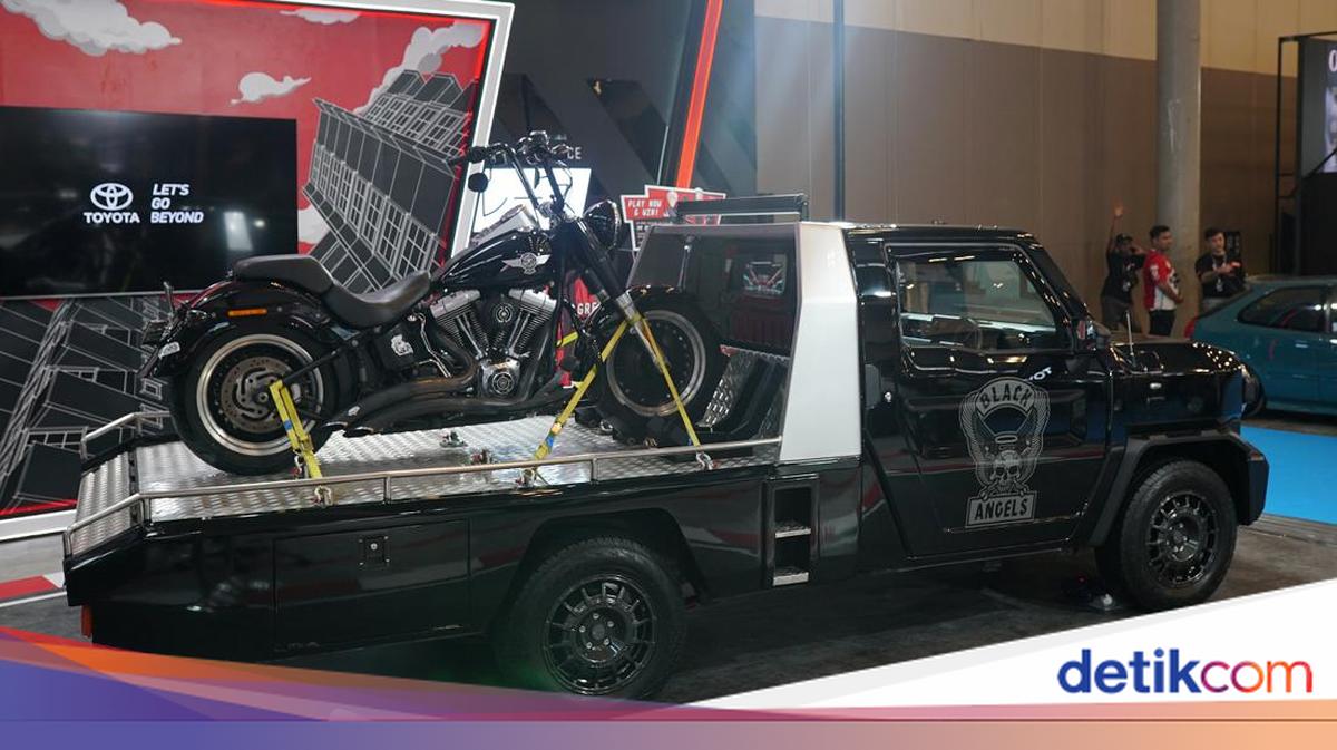 Modifikasi Toyota Hilux Rangga buat Angkut Motor