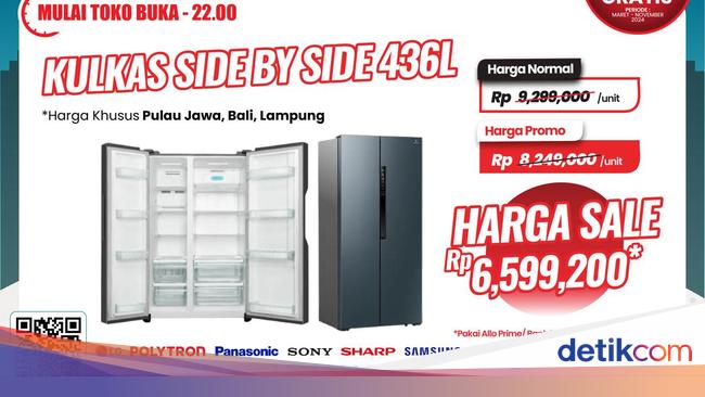 Buruan ke Transmart! Beli Kulkas Jumbo Hemat Cuma Rp 6 Jutaan