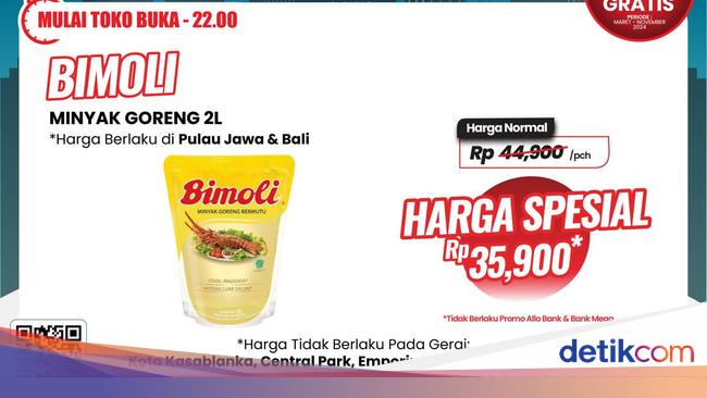 Mampir ke Transmart! Beli Minyak Goreng Cuma Rp 35 Ribuan