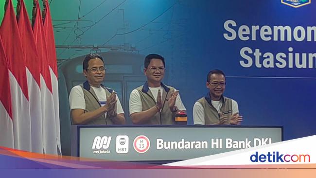 Stasiun MRT Bundaran HI Kini Punya Nama Baru