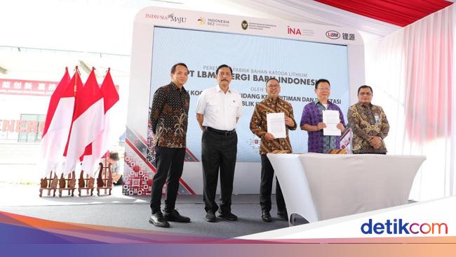 Luhut Resmikan Pabrik LFP Rp 5,46 T di KIP Kendal