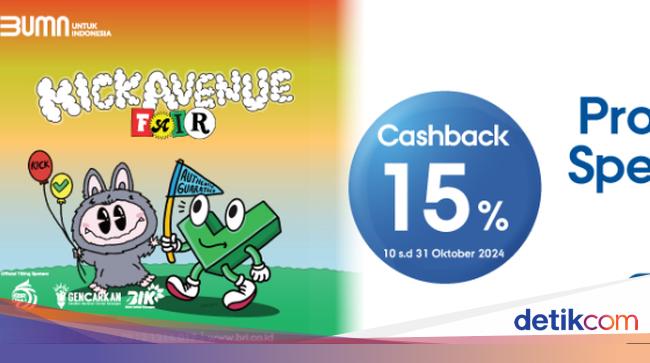 Dapatkan Cashback 15% untuk Pengguna BRImo di Kick Avenue Fair 2024