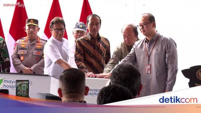 Jokowi Resmikan Rumah Sakit Milik Orang Terkaya RI di IKN