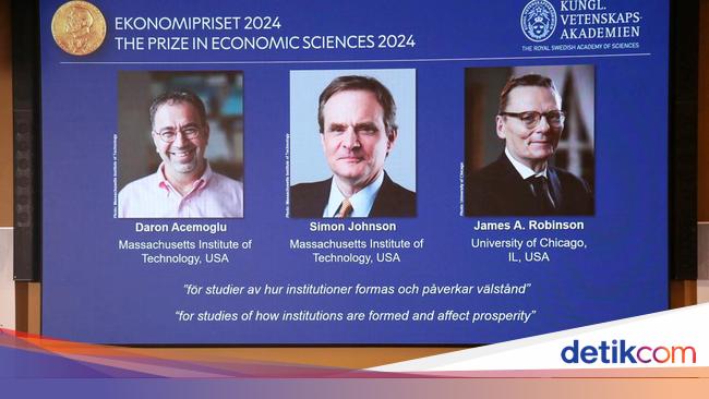 3 Ekonom Raih Nobel 2024, Jelaskan Mengapa Negara Gagal Kaya