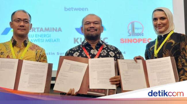 Konsorsium PHE, Sinopec &amp; KUFPEC Teken Kontrak PSC Wilayah Kerja Melati