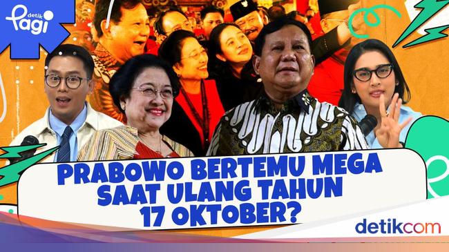 Prabowo Bertemu Mega saat Ulang Tahun 17 Oktober?