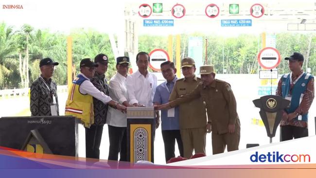 Telan Rp 9,8 T, Dua Ruas Tol Ini Diresmikan Jokowi Jelang Lengser