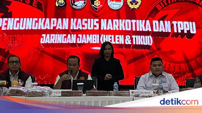 Satgas P3GN: 3 Bersaudara Jaringan Jambi Dapat Suplai Narkoba dari Medan