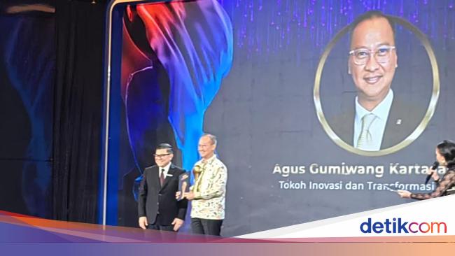 Agus Gumiwang Sabet Penghargaan Tokoh Inovasi dan Transformasi Industri
