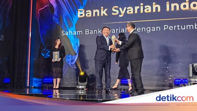 Kinerja Saham Moncer, BSI Raih Penghargaan di detikcom Awards 2024