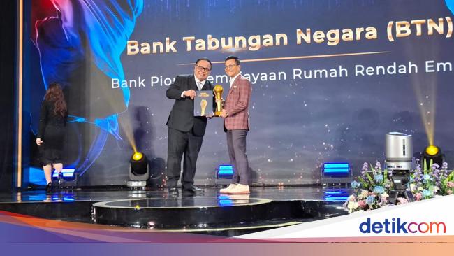 BTN Menangkan Bank Pionir Pembiayaan Rumah Rendah Emisi di detikcom Awards