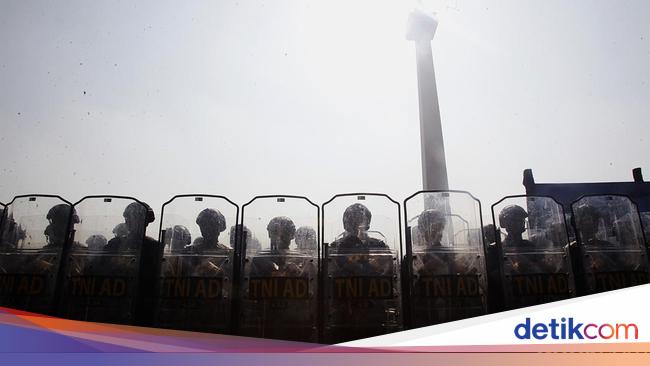 5.888 Personel Gabungan Amankan Hari ke-79 Bhayangkara di Monas