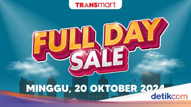 Merapat ke Transmart Full Day Sale! Diskon Besar-besaran hingga 50% + 20%