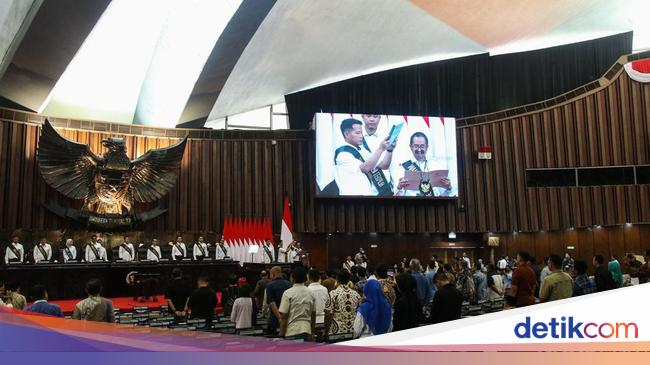 Potret Gladi Bersih Pelantikan Presiden dan Wakil Presiden, Gibran Hadir