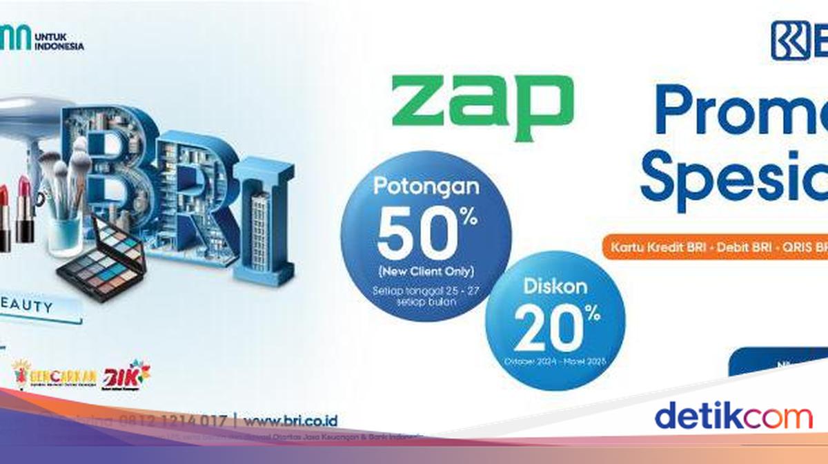 Tampil Glowing dengan Promo Spesial BRI di ZAP, Diskon hingga 50%!