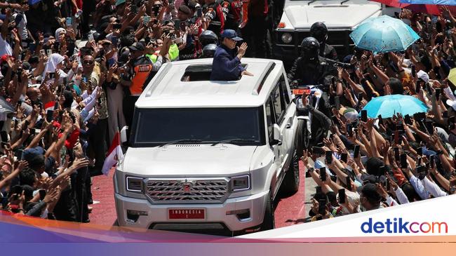 Begini Kecanggihan MV3 Garuda Limousine, Mobil Pindad yang Dinaiki Prabowo