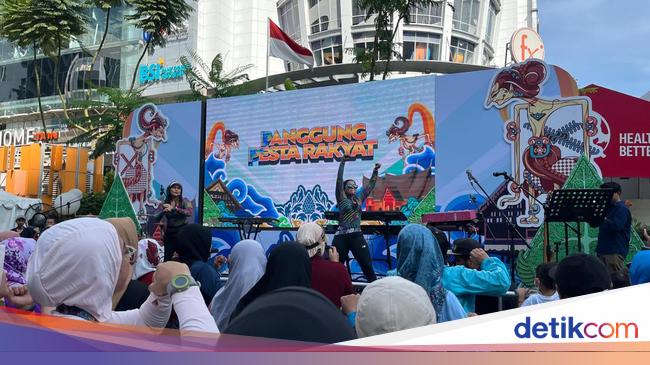 Kuliner hingga Senam Bareng Ramaikan Pesta Rakyat Pelantikan Prabowo-Gibran