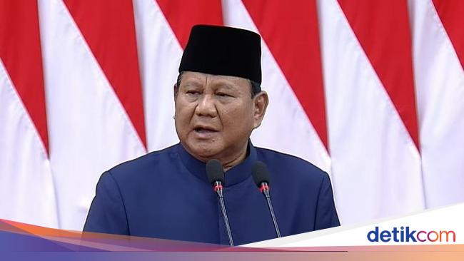 Poin-poin Penting Pidato Perdana Presiden Prabowo Subianto