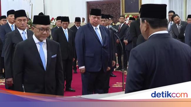 Dilantik Prabowo Jadi Menko Pangan, Zulhas Bicara soal Kantor: Pinjam Dulu