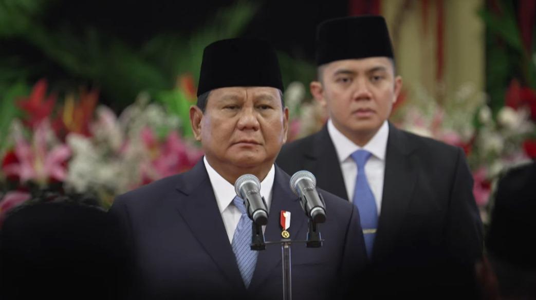 Prabowo Resmi Lantik 48 Menteri Kabinet Merah Putih