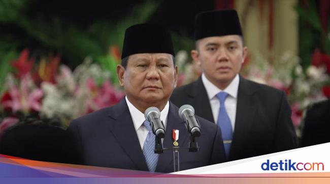 Prabowo Resmi Lantik 48 Menteri Kabinet Merah Putih