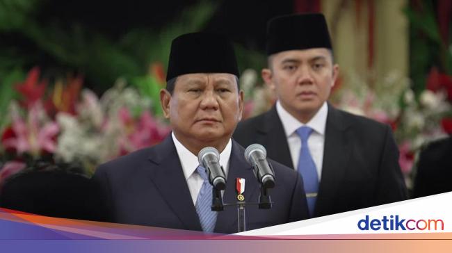 Prabowo Lantik Sri Mulyani-Erick Thohir Jadi Menteri Kabinet Merah Putih