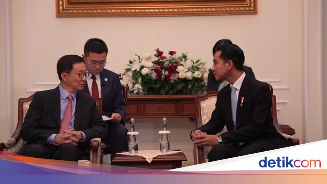 Gibran Terima Kunjungan Wapres China, Apa yang Dibahas?