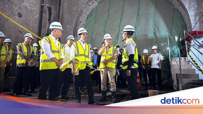 Blusukan Perdana Sebagai Wapres, Gibran Cek Proyek MRT