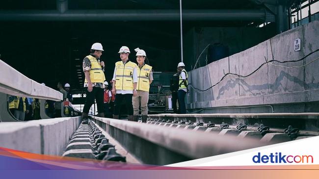 Blusukan Lagi, Gibran Cek Proyek LRT Velodrome-Manggarai