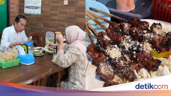 Mantan Pesiden Jokowi Jajan Sate hingga Ciri Khas Bakso Wonogiri