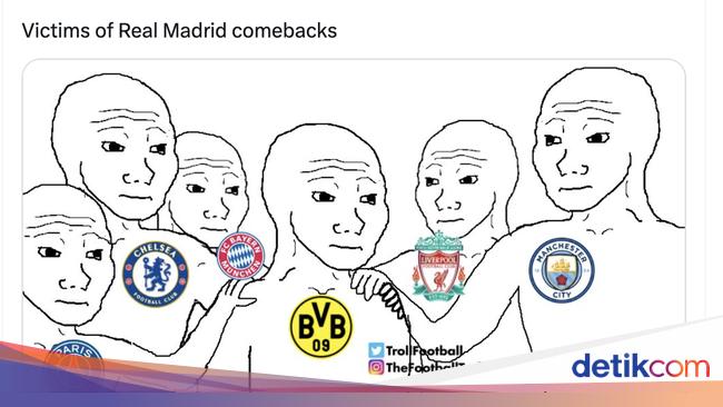 Meme Real Madrid Comeback Habisi Dortmund