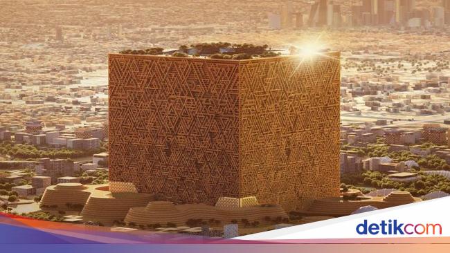 サウジアラビアに立方体形の超高層ビルが建設される！