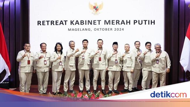 Gaya AHY, Zulhas, dan Airlangga Rakor Perdana di Sela Retreat Magelang