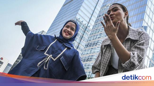 Momen Anak Down Syndrom Beraksi di Fashion Show