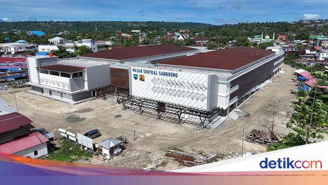 Proyek Pasar Sanggeng Rp 162,8 M di Manokwari Rampung