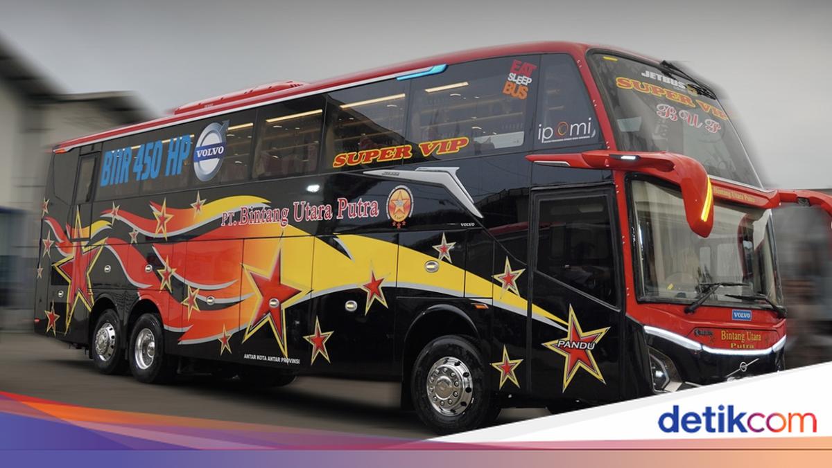 Mewah! PO Bintang Utara Putro Rilis Bus UHD Pakai Bodi Adiputro-Mesin Volvo