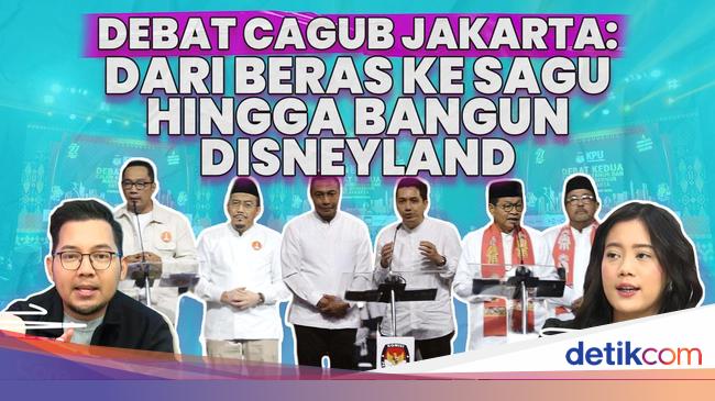 Debat Cagub Jakarta: Dari Beras ke Sagu hingga Bangun Disneyland