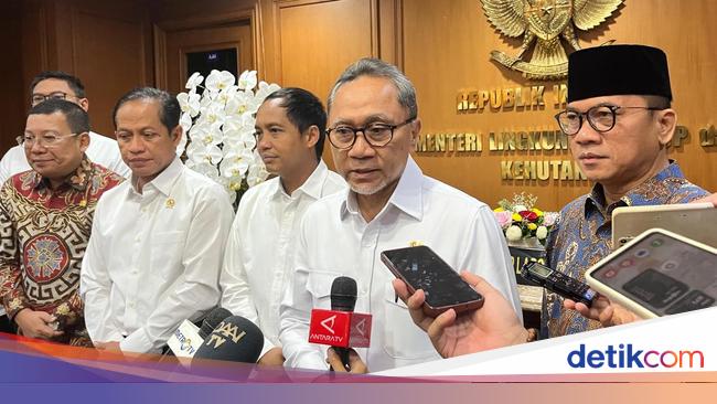 Zulhas Rapat dengan Menteri KP-Mendag Bahas Target Swasembada Pangan 2028